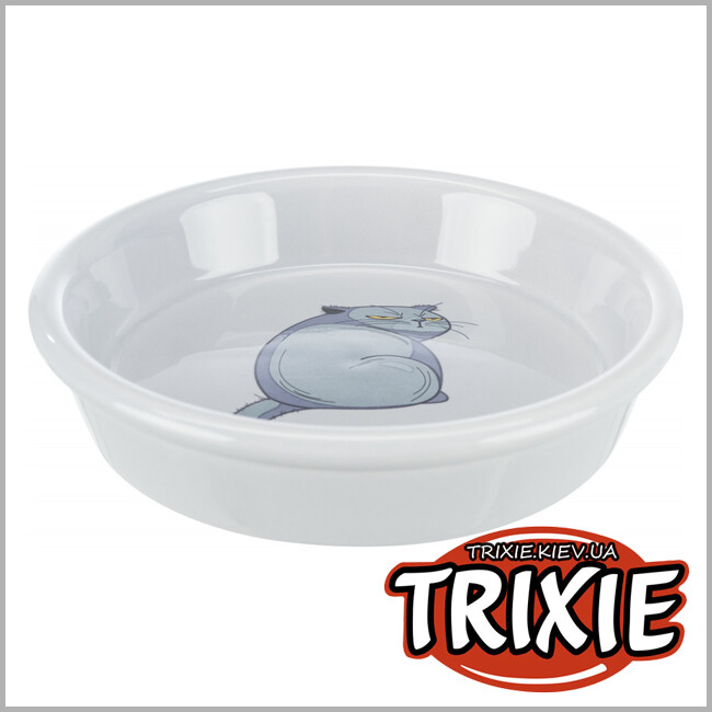 ТРИКСИ Украина - Керамическая миска Trixie Ceramic Bowl ( 0.25 L / 13 cm )