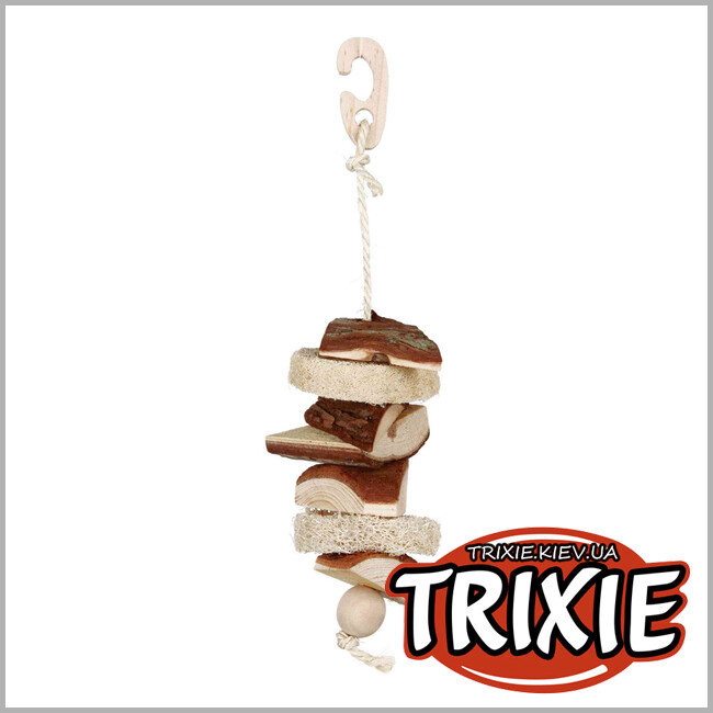 ТРИКСИ Украина - Игрушка для птиц TRIXIE, с колокольчиком (33 см)