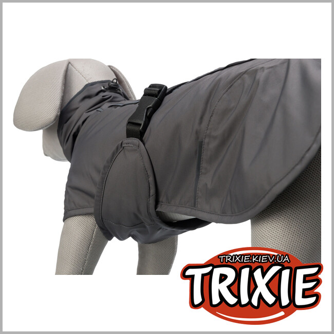 ТРИКСИ Украина - Попона для собак Trixie 680123 "Limoux", S: 40см, каменно-серый