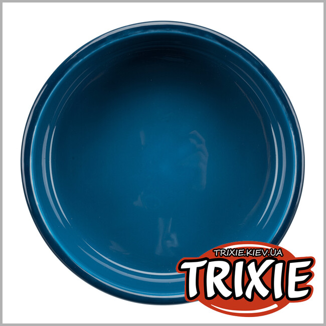 ТРИКСИ Украина - Керамическая миска TRIXIE (0.8 л/ø 16см,синий)