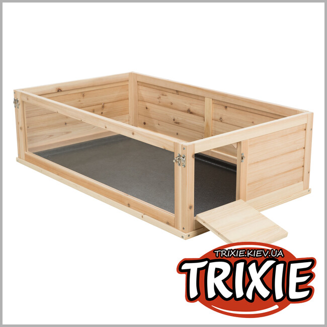 ТРИКСИ Украина - Вольер в помещение Trixie 62486 для морских свинок (дерево/пластик), 114х30х74см