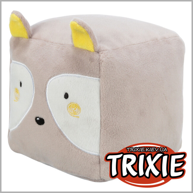 ТРИКСИ Украина - Игрушка Junior лисичка Trixie 36167 в форме куба (плюш), 13см