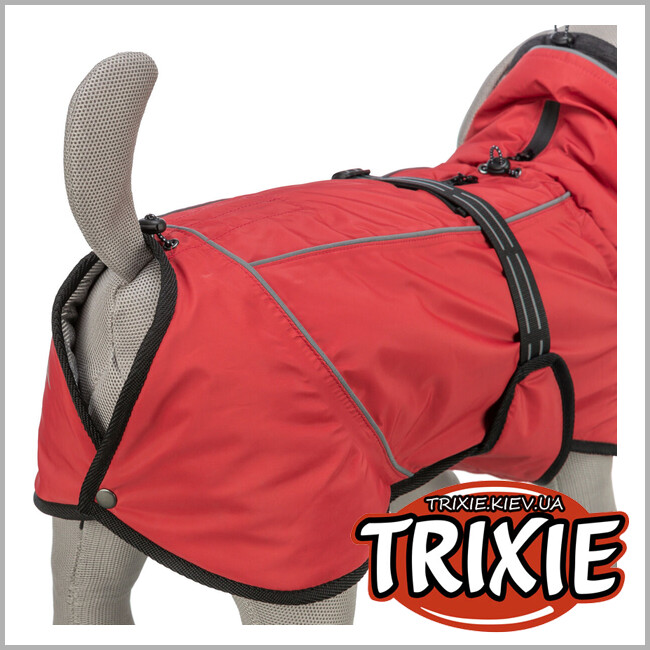 ТРИКСИ Украина - Попона зимняя для собак Trixie 680413 "Explore thermo", S: 40см, красный