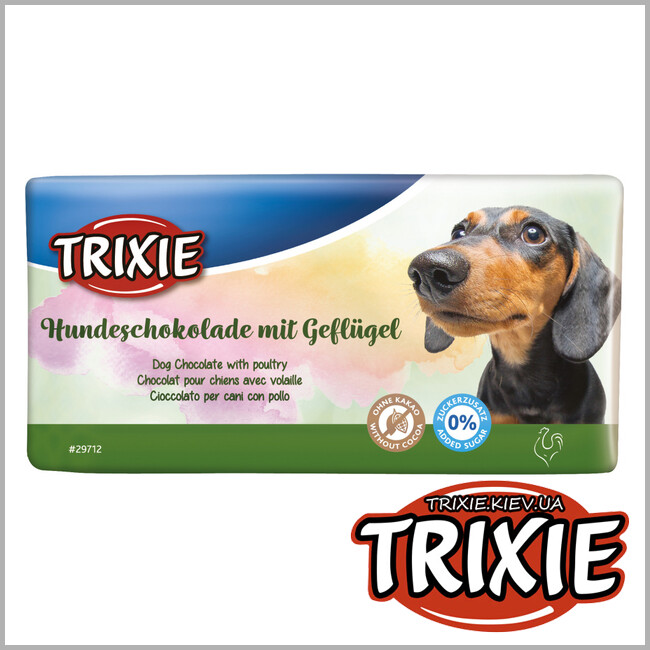 ТРИКСИ Украина - Шоколад TRIXIE со вкусом птицы (без теобромина 100гр)
