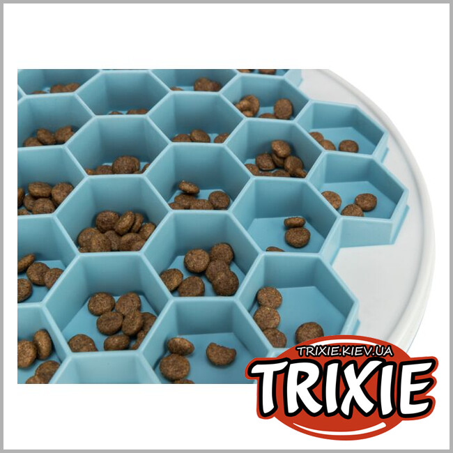 ТРИКСИ Украина - Миска в виде улия с медленой подачей пищи Trixie Slow Feeding Food Plate Hive (30 cm)