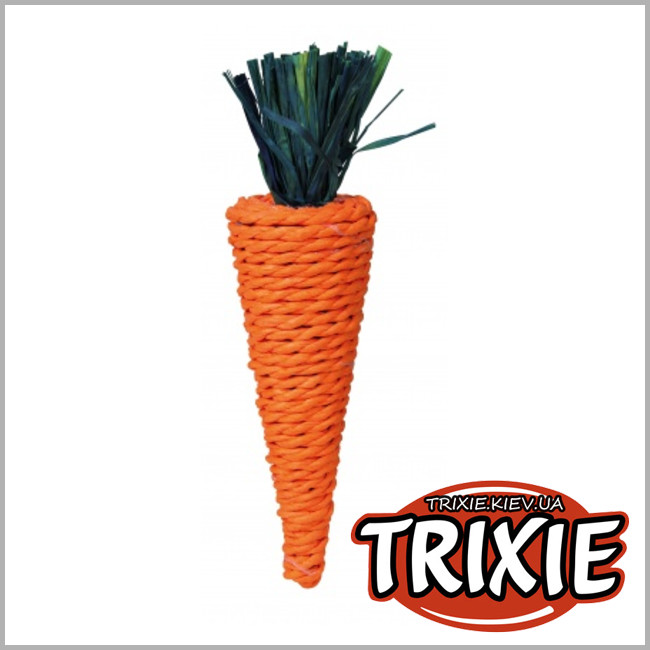 ТРИКСИ Украина - Плетеная морковь для грызунов TRIXIE (Размер: 20см)