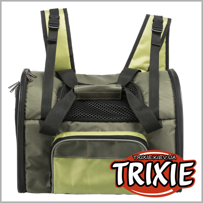 ТРИКСИ Украина - Рюкзак Trixie Shiva Backpack (нейлон 41*30*21cм зеленый)