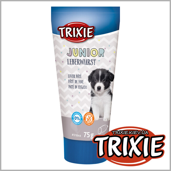 ТРИКСИ Украина - Паста для собак Trixie 31844 Junior Liver Pâté печеночный паштет для щенков 75г