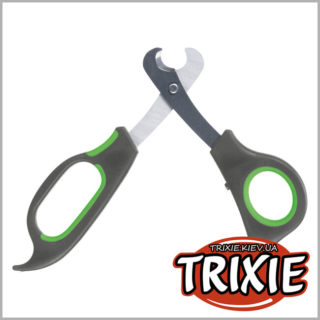 ТРИКСИ Украина - Когтерез TRIXIE (13 cм, цвет: серый/зеленый)
