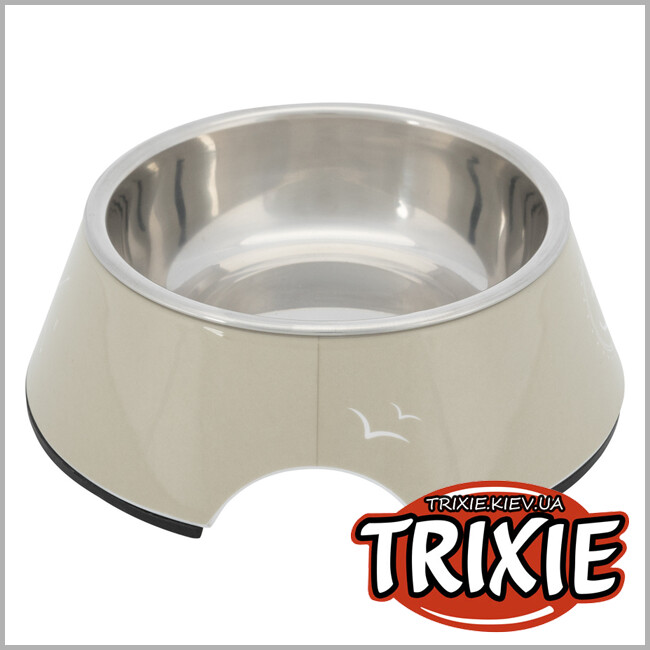 ТРИКСИ Украина - Миска BE NORDIC-TRIXIE (меламин, 0.2л/14см,песочный)