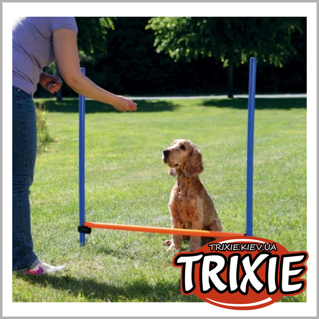 ТРИКСИ Украина - Сборный барьер для тренировки Trixie Fun Agility Hurdle (123 × 115 х 3 см)