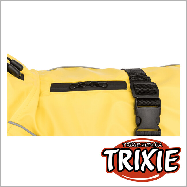 ТРИКСИ Украина - Попона-дождевик TRIXIE-Vimy (XL: 82-108х80х68см, желтый)