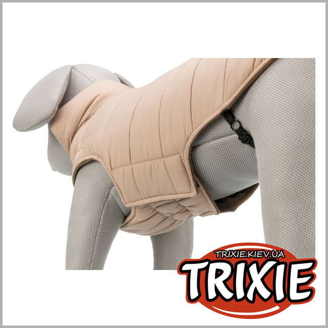 ТРИКСИ Украина - Попона зимняя для собак Trixie 680360 "Lesmon", ХХS: 18см, пудровый