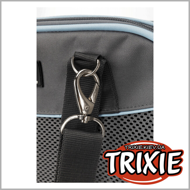 ТРИКСИ Украина - Cумка-переноска Alison-TRIXIE (20х29х43 см, серый/синий)