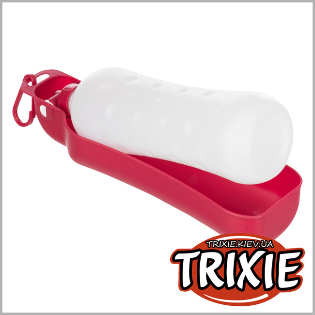 ТРИКСИ Украина - Поилка раскладная дорожная с миской Trixie Bottle with Bowl (Обьем: 700 мл)