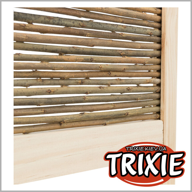 ТРИКСИ Украина - Набор для аджилли с кольцом для грызунов Trixie 61910 (дерево/ива), 28х26х11см