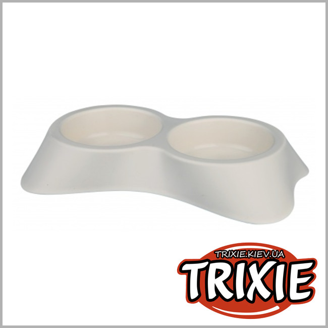 ТРИКСИ Украина - Миска двойная для котов TRIXIE