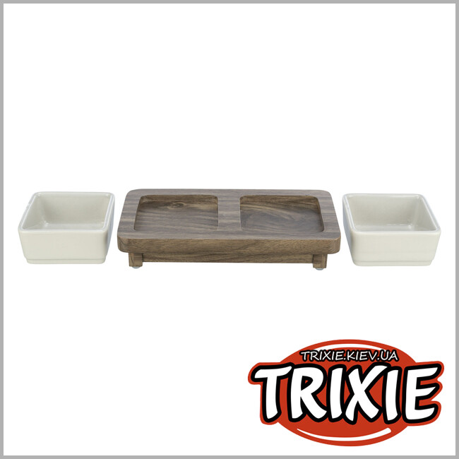 ТРИКСИ Украина - Набор мисок CityStyle Trixie 24823, керамика/МДФ