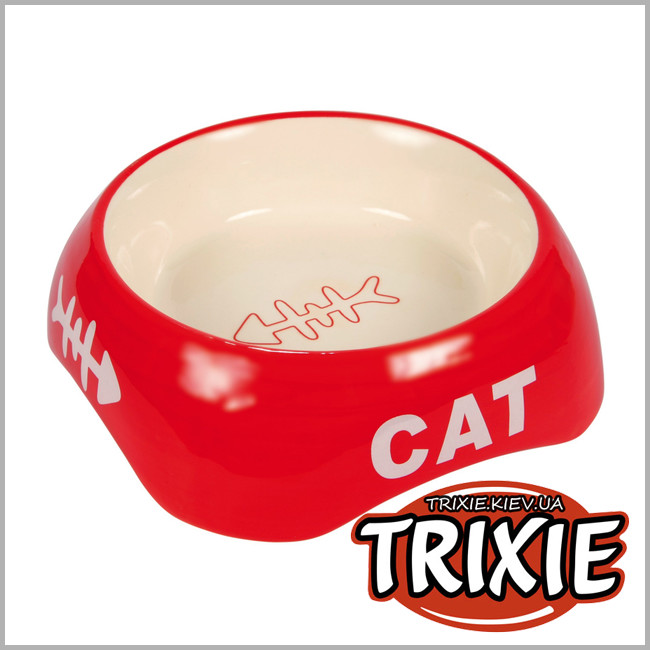 ТРИКСИ Украина - Миска керамическая Trixie Ceramic Bowl (0.2L / 13cm )