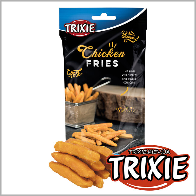 ТРИКСИ Украина - Лакомство для собак Trixie 31504 Chicken Fries курица 100г