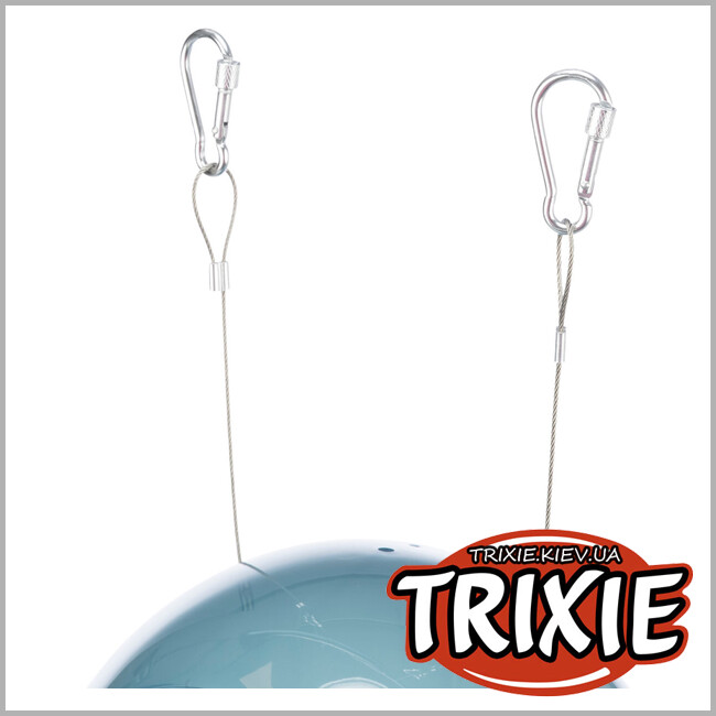 ТРИКСИ Украина - Купальня-домик для птиц Trixie 54036, круглая, 15х16х17см, (синий пластик)