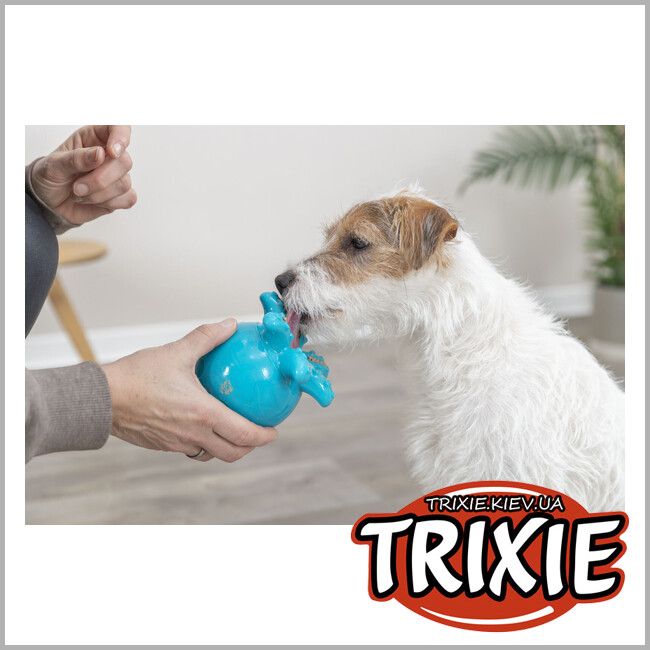ТРИКСИ Украина - Игрушка-осьминог Trixie 34933 для лакомства, ТПГ, 11см