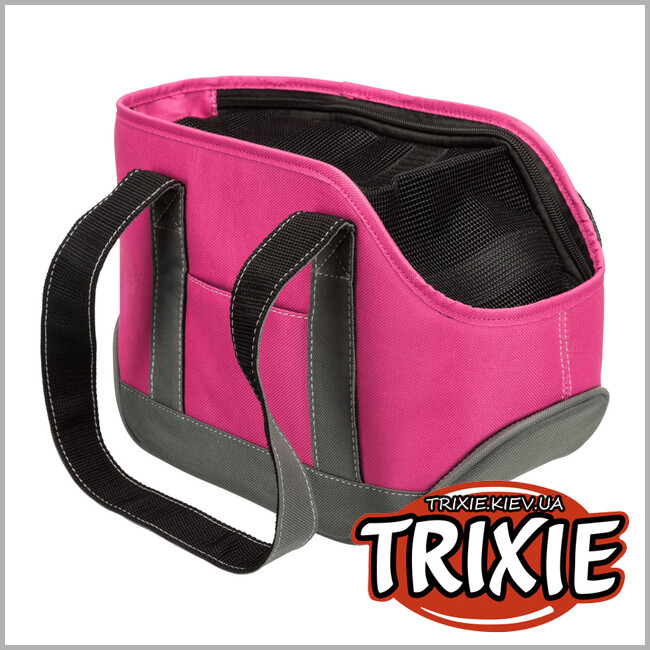 ТРИКСИ Украина - Сумка переноска Trixie Alea Carrier (розовый/серый 16*20*30 см)