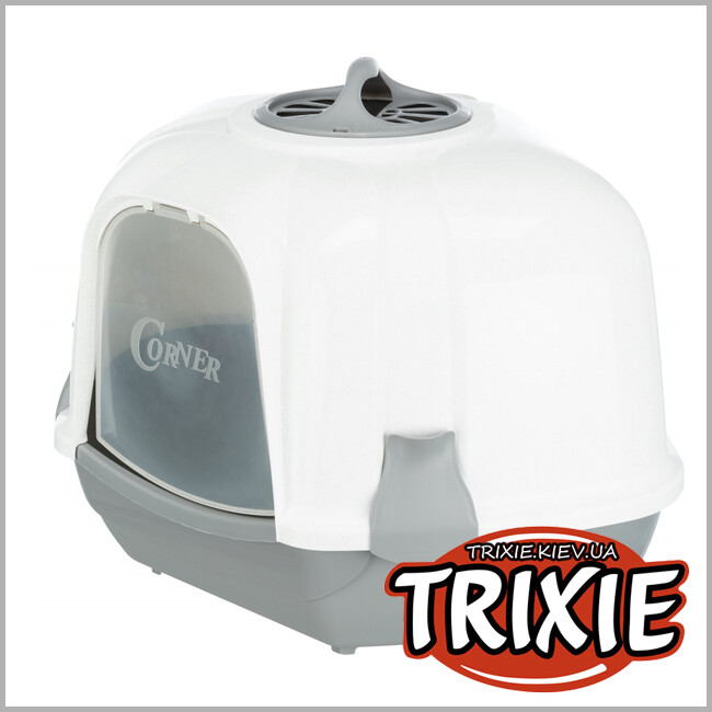 ТРИКСИ Украина - Угловой туалет для котов Trixie Maro (с лопаткой 43*52*60см)
