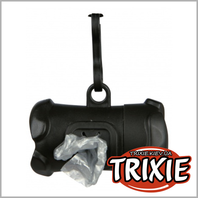 ТРІКСІ Україна - Контейнер та пакети з ручками Trixie Dog Dirt Bag (+ пакети 15шт М)