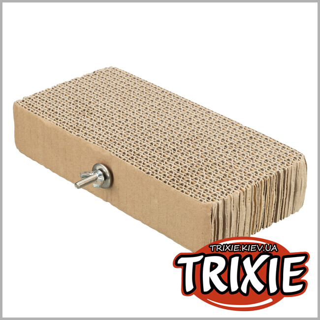 ТРИКСИ Украина - Платформа для птиц Trixie 51740 картонная для птиц 20х10х4 см