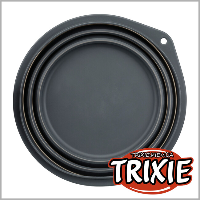 ТРИКСИ Украина - Миска дорожная для собак TRIXIE (Размер: 2л/22см)