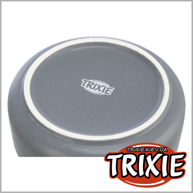 ТРИКСИ Украина - Набор керамических мисок Trixie Bowl Set, ceramic/wood (0.3 l*6 × 16 cm)