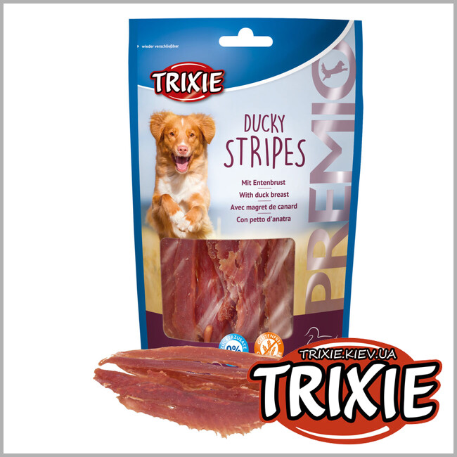 ТРИКСИ Украина - Лакомство для собак Trixie 31537 PREMIO Ducky Stripes утка 100г