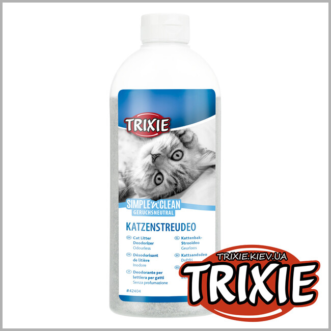 ТРИКСИ Украина - Дезодорант для песка Trixie SimplenClean Cat Litter Deodorizer ( устраняет запахи 750g )