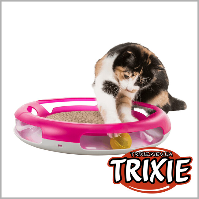 ТРИКСИ Украина - Игрушка для кота Race & Scratch - TRIXIE (37 см)