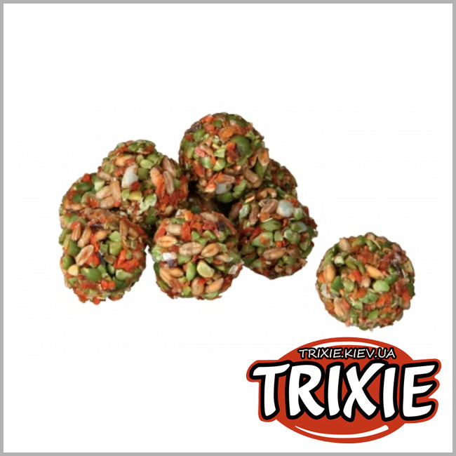 ТРИКСИ Украина - Шарики для грызунов TRIXIE (Вкус: морковь+горошек)