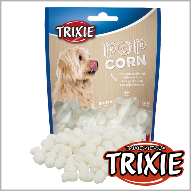 ТРИКСИ Украина - Попкорн со вкусом печени Trixie Popcorn (печень 100g)