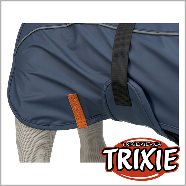 ТРИКСИ Украина - Попона-плащ Trixie 680219 BE NORDIC "Husum", XL: 80см, темно-синий