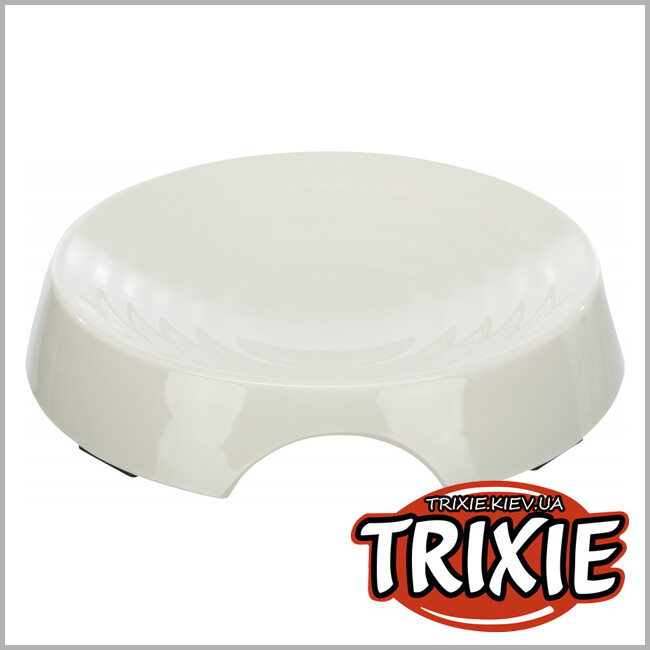 ТРИКСИ Украина - Миска д/кота TRIXIE (меламин 0.25л/17см,белый)