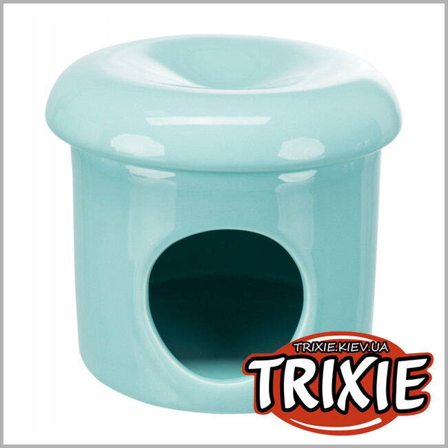 ТРИКСИ Украина - Керамический домик для мышей Trixie Ceramic House (16*12см бирюза)