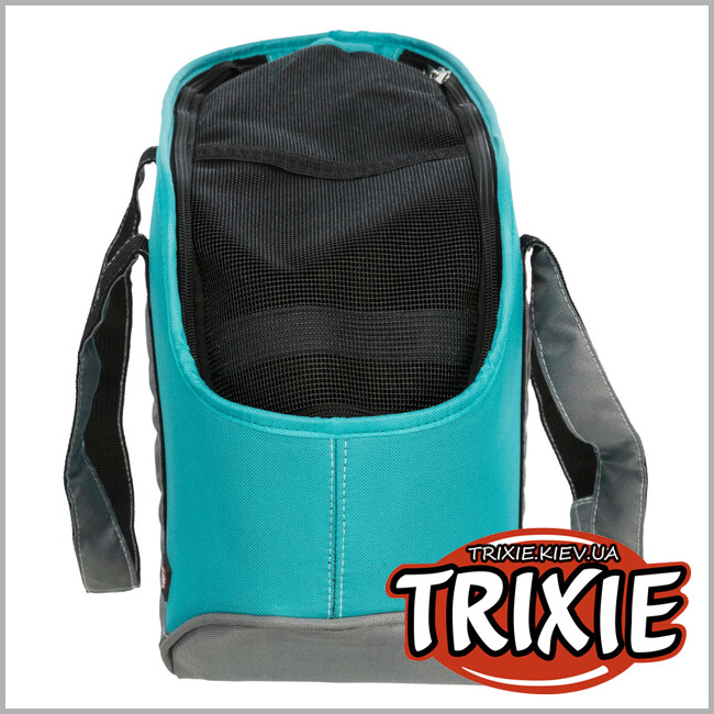ТРИКСИ Украина - Сумка переноска Trixie Alea Carrier (бирюзово серая 16*20*30 cm )