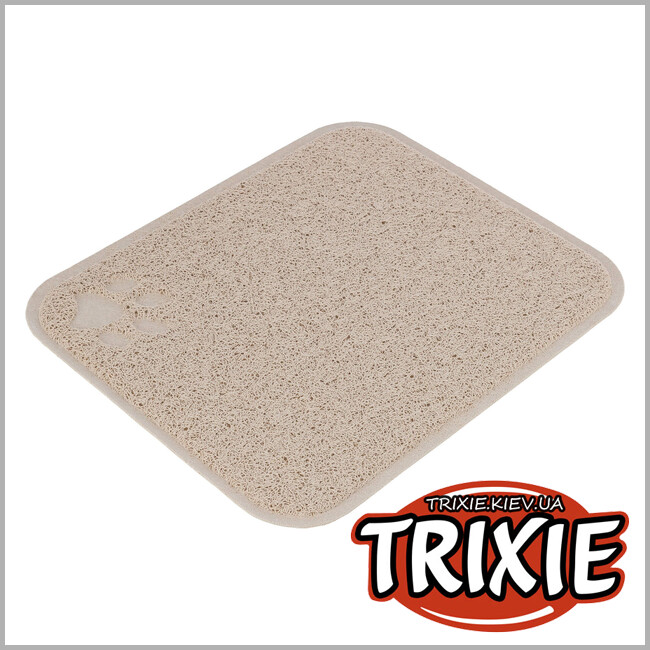 ТРИКСИ Украина - Коврик Trixie 40368 под туалет ПВХ 37х45 см розовый