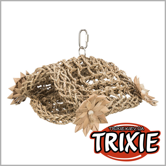 ТРИКСИ Украина - Палатка подвесная для птиц Trixie из водорослей 19х22см.