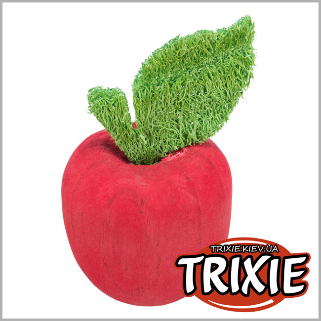 ТРИКСИ Украина - Деревянная игрушка Trixie для грызунов ( с люфой ø 5,5*9 см )