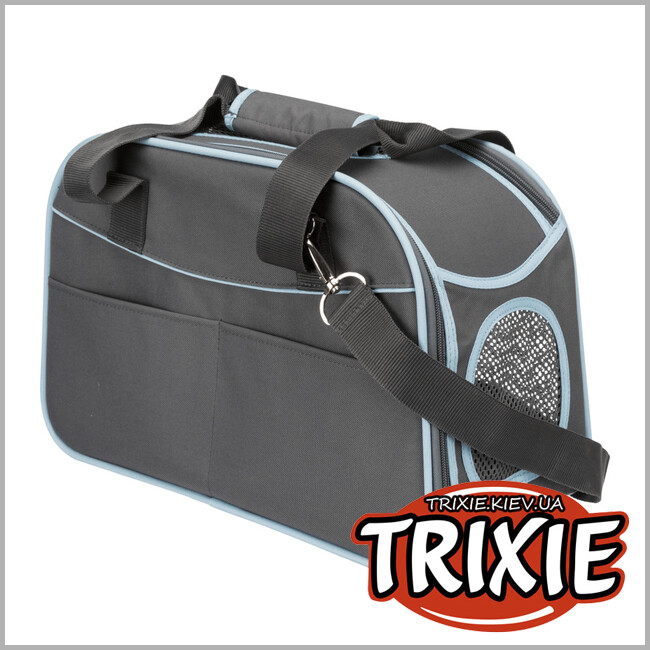 ТРИКСИ Украина - Cумка-переноска Alison-TRIXIE (20х29х43 см, серый/синий)