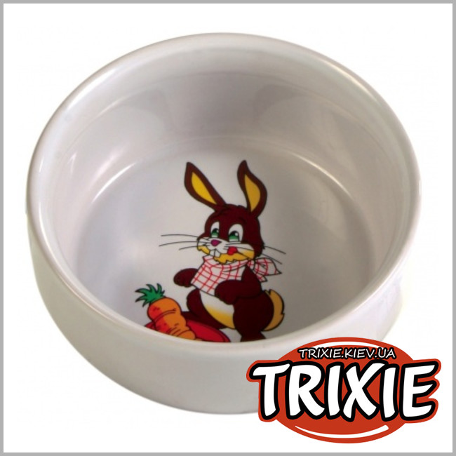 ТРИКСИ Украина - Керамическая миска для грызунов TRIXIE (Обьем: 300мл)