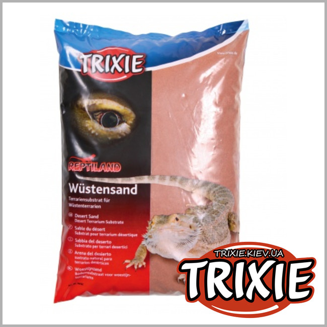 ТРИКСИ Украина - Террариумный субстрат пустынный песок для террариума TRIXIE Reptiland (красный 5кг)