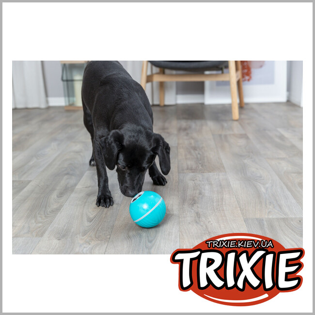 ТРИКСИ Украина - Мячик Trixie 33414 для лакомства,пластик, 7.5см, синий