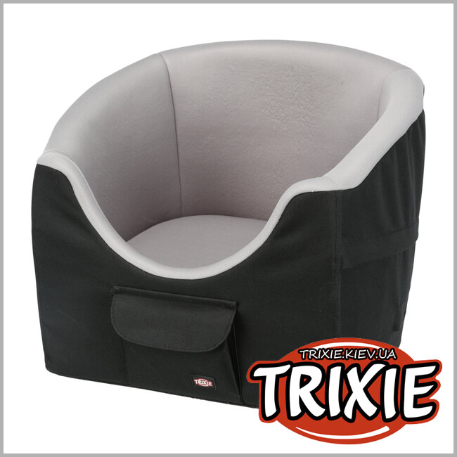 ТРИКСИ Украина - Автокресло для собак,Trixie 13176 45х39х42см, черный/серый