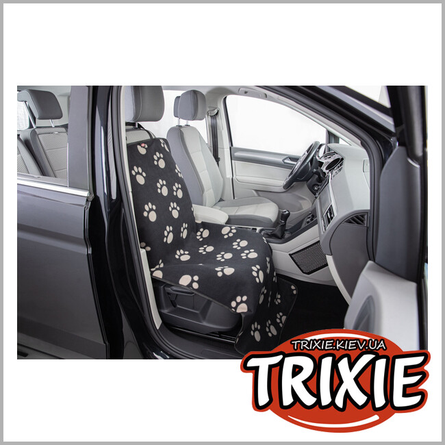 ТРИКСИ Украина - Коврик на сиденье авто Trixie 13235 для животных,узкий,0.65х1.45м, черный/беж